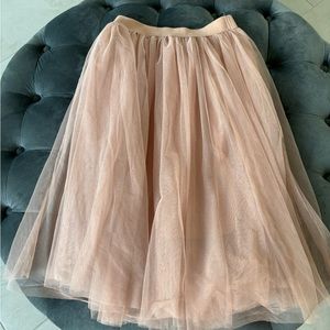 Eloise Tulle Midi Skirt